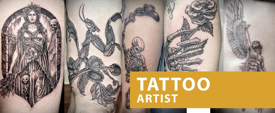 Working as Tattoo Artist at Gallery Chimera in Atlanta